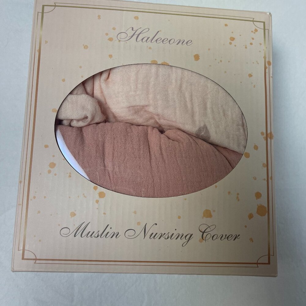 New in BOX!  2 Pack Muslin Nursing Cover for Breastfeeding.